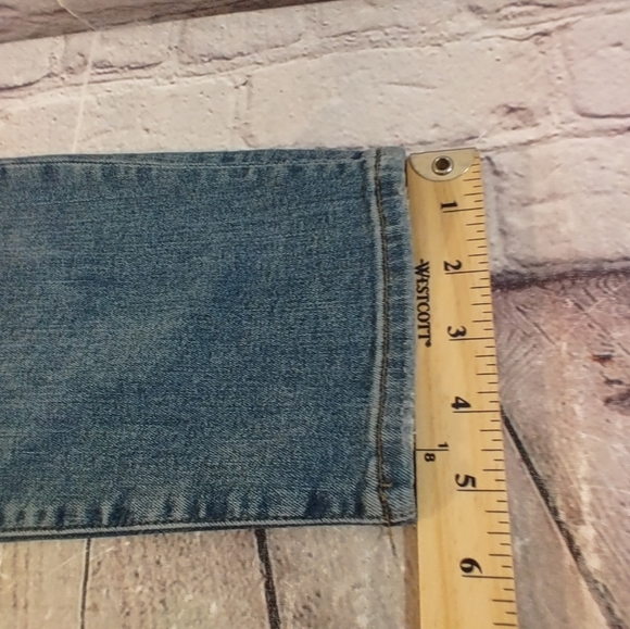 Good American Good Legs Distressed Buste Knees Ankle Jeans 12/31 - Picture 9 of 16